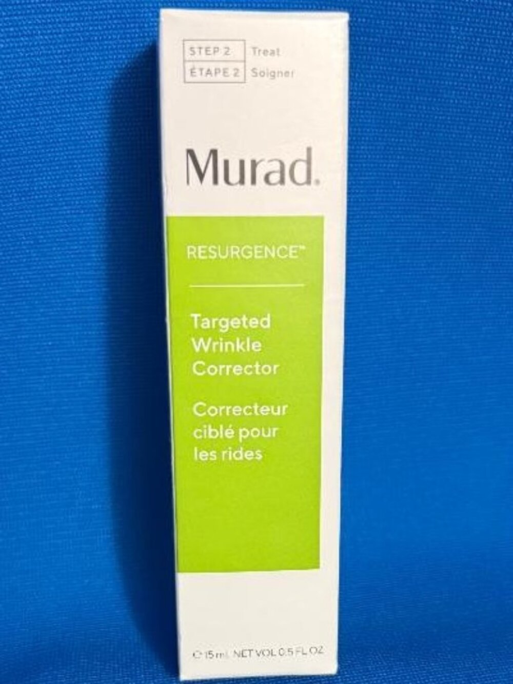 BRAND NEW MURAD RESURGENCE TARGETED WRINKLE CORRECTOR 15 ML / NET VOL 0.5 FL OZ